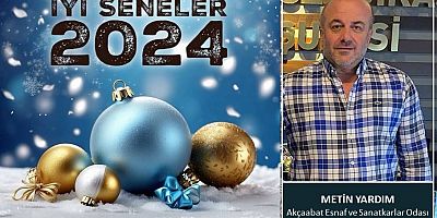 Metin Yardım'dan yeni yıl mesajı...