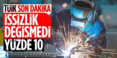Mevsim etkisinden arındırılmış işsizlik oranı yüzde 10