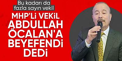 MHP Milletvekili Mehmet Taytak, Abdullah Öcalan'a 'beyefendi' dedi