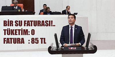 Milletvekili Ahmet Kaya’dan Su İsyanı
