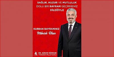 Milletvekili Günnar’dan Kurban Bayramı Mesajı
