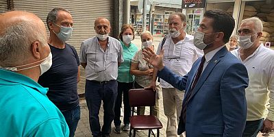 Milletvekili Kaya, Beşikdüzü’nde Esnafı Dinledi