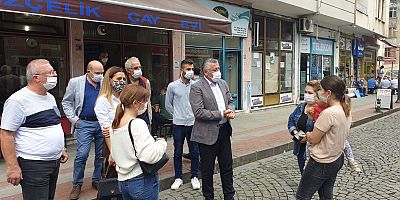 Milletvekili Örs Çarşıbaşı'na Çıkarma Yaptı!