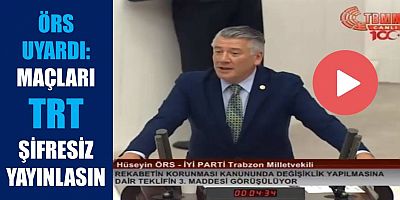 Milletvekili Örs: Maç İzlenirken Sosyal Mesafe Kalmayacak!