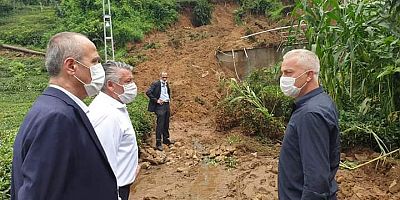 Milletvekili Örs, Sel Bölgesine Gitti