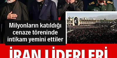 Milyonların katıldığı cenaze: İran liderleri gözyaşlarına boğuldu