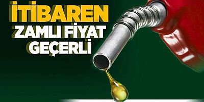 Motorine zam geldi sıra benzinde!