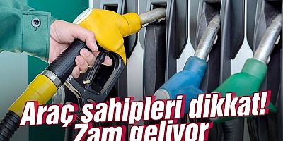 Motorine zam geliyor