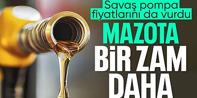 Motorinin litre fiyatı salı gecesi 50 lirayı aşacak