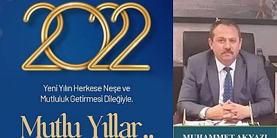 Muhammet Akyazı'dan Yeni Yıl Kutlaması