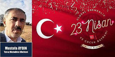 Mustafa Aydın'dan Bayram Mesajı