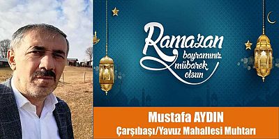 Mustafa Aydın'dan Bayram Mesajı