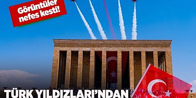 Nefes kesen görüntüler! Türk Yıldızları’ndan Ankara'da saygı uçuşu