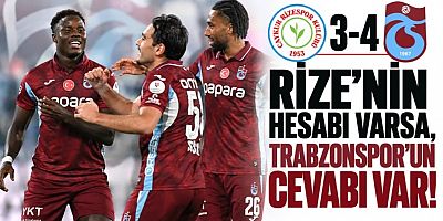 Nefes kesen maçta kazanan Trabzonspor!