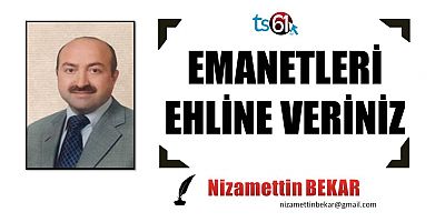 Nizamettin Bekar'ın yazısı...