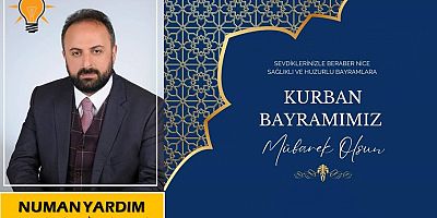 Numan Yardım'dan Kurban Bayramı mesajı