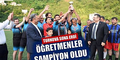 Öğretmenler şampiyon oldu