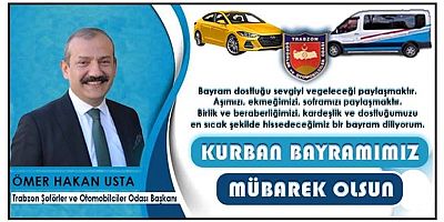 Ömer Hakan Usta'dan Kurban Bayramı Mesajı