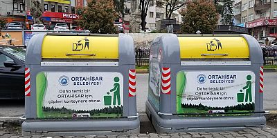 Ortahisar’a Hijyenik Çöp Konteynerleri!
