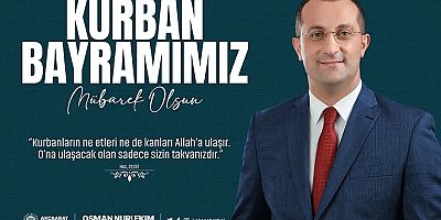 Osman Nuri Ekim'den Kurban Bayramı mesajı