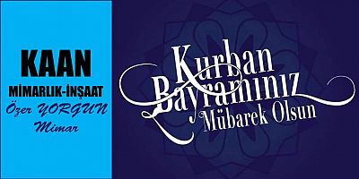 Özer Yorgun'dan Bayram Mesajı