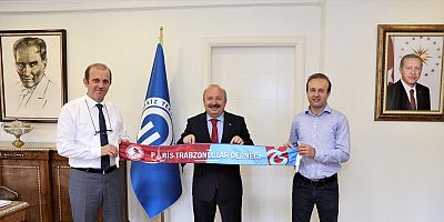 Paris Trabzonlular Derneği’nden Rektöre Ziyaret