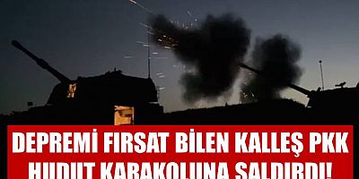 PKK/YPG'li teröristler Öncüpınar Hudut Karakolu'na roketatarla saldırdı