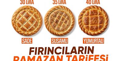 Ramazan pidesine zam geldi