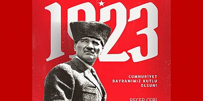 Recep Çebi'den Cumhuriyet Bayramı Mesajı