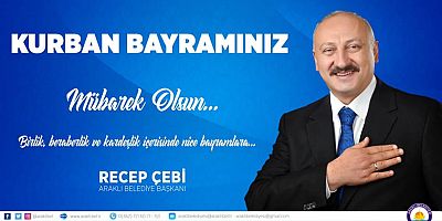 Recep Çebi'den Kurban Bayramı Tebriği