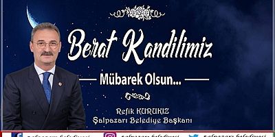Refik Kurukız'dan Berat Kandili Mesajı