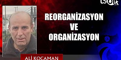 REORGANİZASYON VE ORGANİZASYON