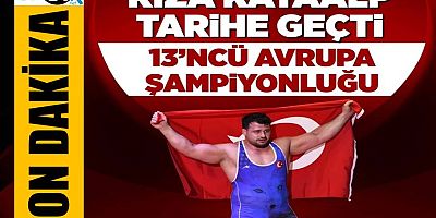 Rıza Kayaalp tarihe geçti!