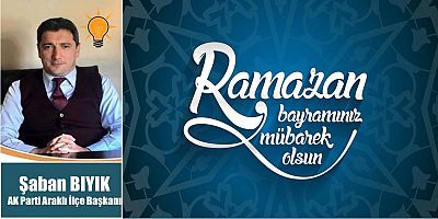 Şaban Bıyık'tan Bayram Mesajı