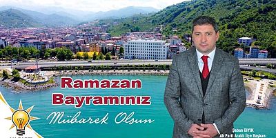 Şaban Bıyık'tan Ramazan Bayramı Mesajı