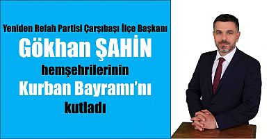 Şahin’den Kurban Bayramı Mesajı