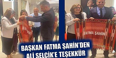 Şahin’den Selçik’e teşekkür
