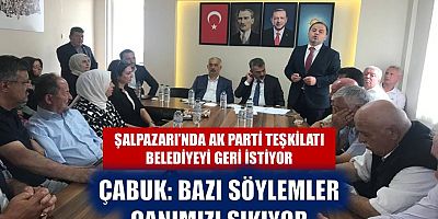 Şalpazarı’nda AK Parti Teşkilatı belediyeyi geri istiyor