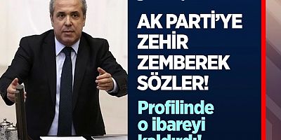 Şamil Tayyar'dan zehir zemberek sözler