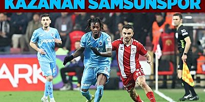 Samsunspor, sahasında Trabzonspor’u mağlup etti