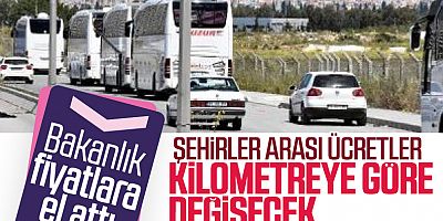 Şehirler Arası Otobüs Seferlerinde Tavan Fiyat Belirlendi