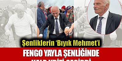 Şenlikte kalbi durdu!