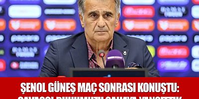 Şenol Güneş'in maç sonu değerlendirmeleri