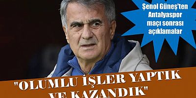 Şenol Güneş'ten transfer açıklaması: Vazgeçmedik!