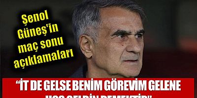 Şenol Güneş'ten Volkan Demirel’e sert sözler