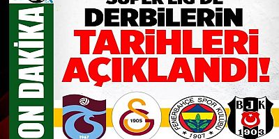 Süper Lig'de 28. hafta programı belli oldu!