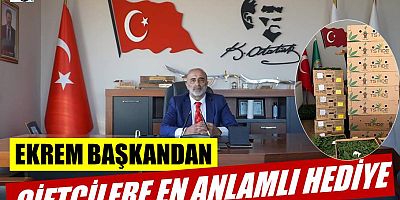Sürmene Ziraat Odası Başkanlığı’ndan anlamlı hediye