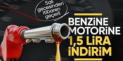 Sürücülere müjde: Benzin ve motorine indirim geliyor