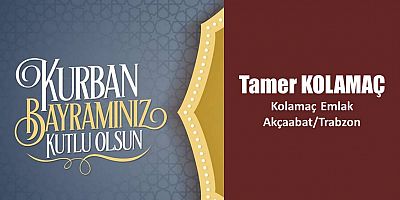 Tamer Kolamaç'tan Bayram Mesajı