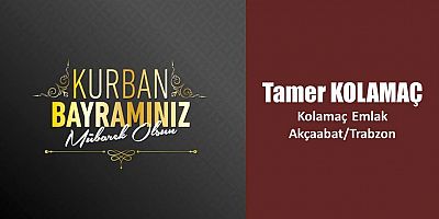 Tamer Kolamaç'tan Bayram Mesajı